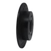 E-Line Drilled & Slotted Black Brake Rotor, 1994-1998 Infiniti/Nissan, Position: Rear Left - image 2