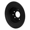 E-Line Drilled & Slotted Black Brake Rotor, Fits Select Fits Multiple Makes/Models, Position: Rear Right - image 3
