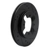 E-Line Drilled & Slotted Black Brake Rotor, 1984-1986 Infiniti/Nissan, Position: Front Right - image 2