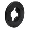 E-Line Drilled & Slotted Black Brake Rotor, 1984-1986 Infiniti/Nissan, Position: Front Right - image 4