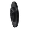 E-Line Drilled & Slotted Black Brake Rotor, 1983-1985 Infiniti/Nissan, Position: Front Right - image 4