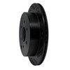 E-Line Drilled & Slotted Black Brake Rotor, Fits Select Fits Multiple Makes/Models, Position: Rear Right - image 4