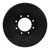 E-Line Drilled & Slotted Black Brake Rotor, 2012-2021 Infiniti/Nissan, Position: Front Left - image 2