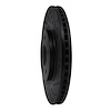 E-Line Drilled & Slotted Black Brake Rotor, 2014-2019 Infiniti/Nissan, Position: Front Right - image 1