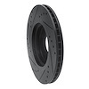 E-Line Drilled & Slotted Black Brake Rotor, Fits Select Fits Multiple Makes/Models, Position: Front Right