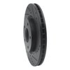 E-Line Drilled & Slotted Black Brake Rotor, Fits Select Fits Multiple Makes/Models, Position: Front Right - image 4