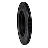 E-Line Drilled & Slotted Black Brake Rotor, 2003-2005 Infiniti/Nissan, Position: Front Right - image 1