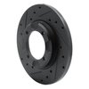 E-Line Drilled & Slotted Black Brake Rotor, 1985-1991 Fits Multiple Makes/Models, Position: Front Left - image 4