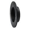 E-Line Drilled & Slotted Black Brake Rotor, 1990-1994 Mopar, Position: Rear Right - image 2