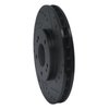 E-Line Drilled & Slotted Black Brake Rotor, 1991-1993 Fits Multiple Makes/Models, Position: Front Right - image 2