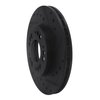 E-Line Drilled & Slotted Black Brake Rotor, 1991-2004 Fits Multiple Makes/Models, Position: Front Right - image 4