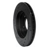 E-Line Drilled & Slotted Black Brake Rotor, 1990-2005 Fits Multiple Makes/Models, Position: Front Right - image 2