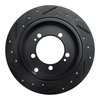 E-Line Drilled & Slotted Black Brake Rotor, 1994-2007 Fits Multiple Makes/Models, Position: Rear Right - image 4