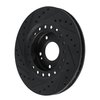 E-Line Drilled & Slotted Black Brake Rotor, 1993-1999 Fits Multiple Makes/Models, Position: Front Right - image 4