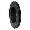 E-Line Drilled & Slotted Black Brake Rotor, 1998-2007 Mitsubishi, Position: Front Right - image 1