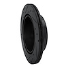 E-Line Drilled & Slotted Black Brake Rotor, 2006-2012 Mitsubishi, Position: Rear Right - image 1