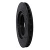 E-Line Drilled & Slotted Black Brake Rotor, 2008-2015 Mitsubishi, Position: Front Left - image 4