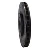 E-Line Drilled & Slotted Black Brake Rotor, 2008-2015 Mitsubishi, Position: Front Right - image 3
