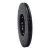 E-Line Drilled & Slotted Black Brake Rotor, 2009-2015 Mitsubishi, Position: Front Right - image 4