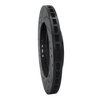 E-Line Drilled & Slotted Black Brake Rotor, 1990-2004 Mitsubishi, Position: Front Right - image 2
