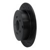 E-Line Drilled & Slotted Black Brake Rotor, 2004-2011 Mitsubishi, Position: Rear Right - image 2