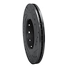 E-Line Drilled & Slotted Black Brake Rotor, Fits Select Mitsubishi, Position: Front Left - image 1