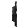 E-Line Drilled & Slotted Black Brake Rotor, 1985-1991 Audi/Porsche/Volkswagen, Position: Rear Left - image 3