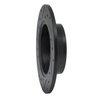 E-Line Drilled & Slotted Black Brake Rotor, 1999-2005 Audi/Porsche/Volkswagen, Position: Rear Right - image 4