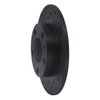 E-Line Drilled & Slotted Black Brake Rotor, 2002-2006 Audi/Porsche/Volkswagen, Position: Rear Left - image 3