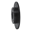 E-Line Drilled & Slotted Black Brake Rotor, 2002-2006 Audi/Porsche/Volkswagen, Position: Rear Right - image 1