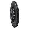 E-Line Drilled & Slotted Black Brake Rotor, 1997-2006 Audi/Porsche/Volkswagen, Position: Front Right - image 1