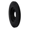 E-Line Drilled & Slotted Black Brake Rotor, 2004-2018 Audi/Porsche/Volkswagen, Position: Rear Right - image 2