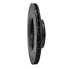E-Line Drilled & Slotted Black Brake Rotor, 2008-2015 Audi/Porsche/Volkswagen, Position: Rear Left - image 1