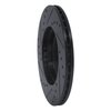 E-Line Drilled & Slotted Black Brake Rotor, 1986-2008 Audi/Porsche/Volkswagen, Position: Front Right - image 3