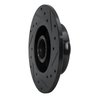 E-Line Drilled & Slotted Black Brake Rotor, 1992-1998 Audi/Porsche/Volkswagen, Position: Rear Left - image 4