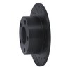 E-Line Drilled & Slotted Black Brake Rotor, 1992-2005 Audi/Porsche/Volkswagen, Position: Rear Right - image 3
