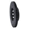 E-Line Drilled & Slotted Black Brake Rotor, 1999-2005 Audi/Porsche/Volkswagen, Position: Rear Right - image 4