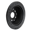E-Line Drilled & Slotted Black Brake Rotor, 1992-1998 Lexus/Toyota/Scion, Position: Rear Right - image 4