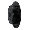 E-Line Drilled & Slotted Black Brake Rotor, 2006-2015 Lexus/Toyota/Scion, Position: Rear Right - image 1