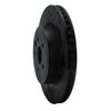E-Line Drilled & Slotted Black Brake Rotor, Fits Select Lexus/Toyota/Scion, Position: Rear Right - image 4