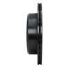 E-Line Drilled & Slotted Black Brake Rotor, 1982-1985 Lexus/Toyota/Scion, Position: Rear Left - image 3
