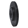 E-Line Drilled & Slotted Black Brake Rotor, 1984-1987 Lexus/Toyota/Scion, Position: Front Right - image 1