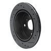 E-Line Drilled & Slotted Black Brake Rotor, 1984-1988 Lexus/Toyota/Scion, Position: Rear Left - image 3