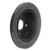 E-Line Drilled & Slotted Black Brake Rotor, 1984-1988 Lexus/Toyota/Scion, Position: Rear Right - image 4