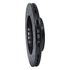 E-Line Drilled & Slotted Black Brake Rotor, 1987-1992 Fits Multiple Makes/Models, Position: Front Left - image 1