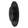 E-Line Drilled & Slotted Black Brake Rotor, 1987-1992 Fits Multiple Makes/Models, Position: Rear Right - image 1