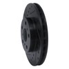 E-Line Drilled & Slotted Black Brake Rotor, 1987-1991 Lexus/Toyota/Scion, Position: Front Left - image 4
