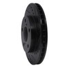 E-Line Drilled & Slotted Black Brake Rotor, 1991-1995 Lexus/Toyota/Scion, Position: Front Right - image 3