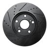E-Line Drilled & Slotted Black Brake Rotor, 1992-2006 Lexus/Toyota/Scion, Position: Front Right - image 2
