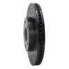 E-Line Drilled & Slotted Black Brake Rotor, 1992-2006 Lexus/Toyota/Scion, Position: Front Right - image 4